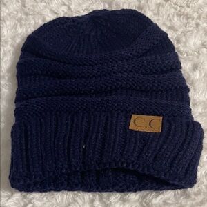 C.C Fashion Navy Knit Beanie